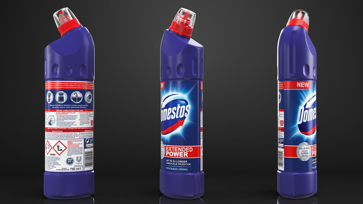 3D model Domestos Original Thick Bleach Toilet Cleaner