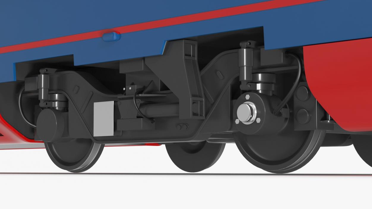 3D Train Amtrak Alstom Avelia Liberty Rigged