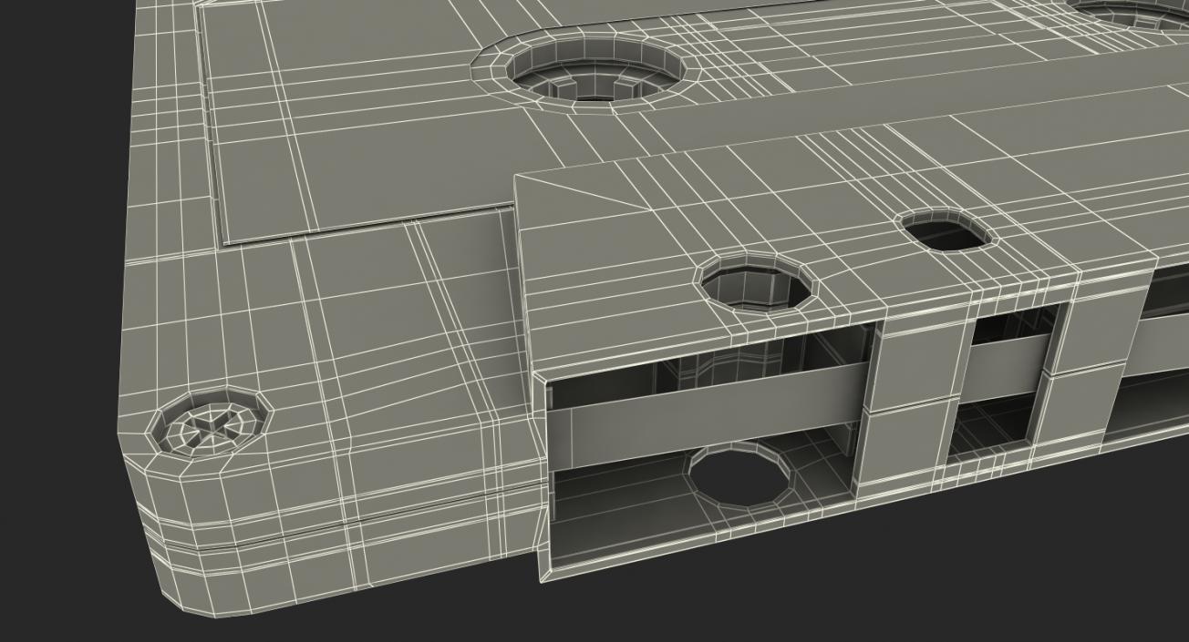 3D Audio Cassette Tape with Box model