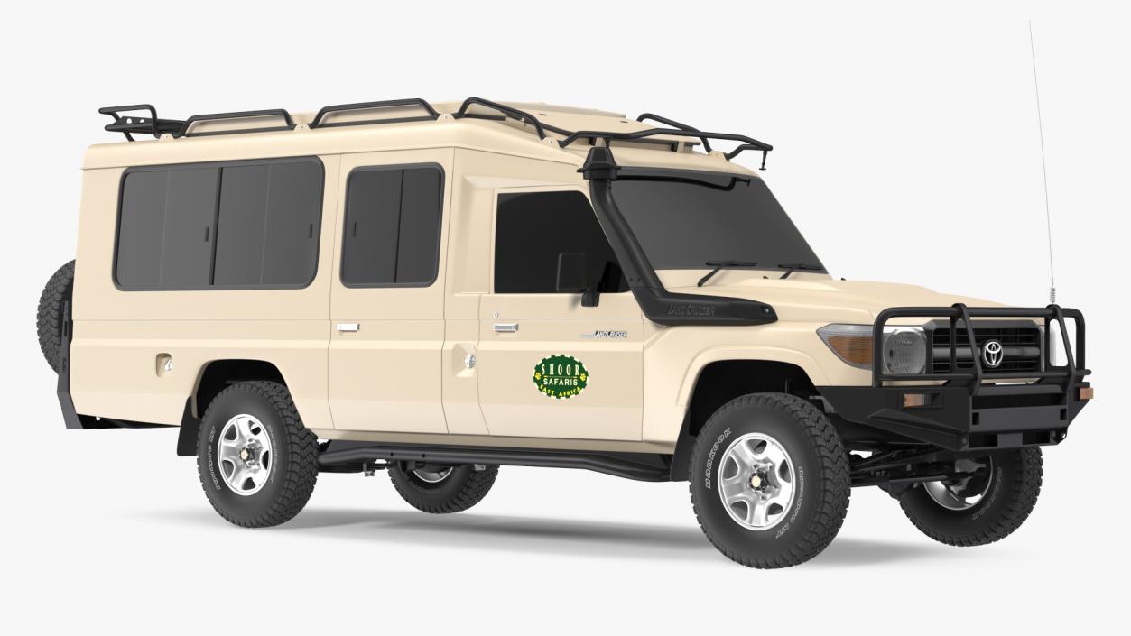 3D Toyota Land Cruiser Safari Beige Exterior Only