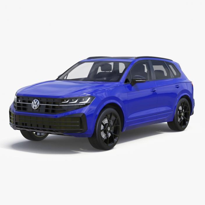 3D model Volkswagen Touareg 2024 Blue 2