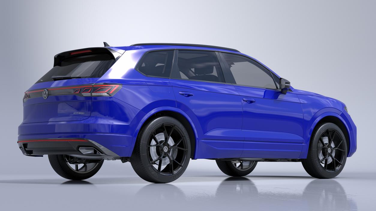 3D model Volkswagen Touareg 2024 Blue 2