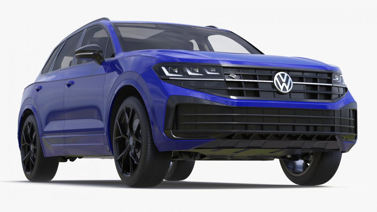 3D model Volkswagen Touareg 2024 Blue 2