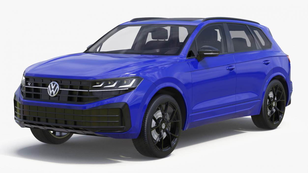 3D model Volkswagen Touareg 2024 Blue 2