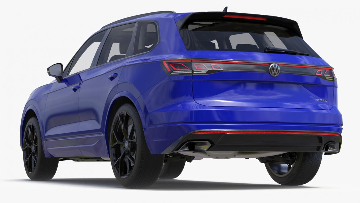 3D model Volkswagen Touareg 2024 Blue 2