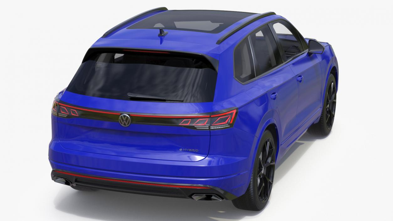 3D model Volkswagen Touareg 2024 Blue 2