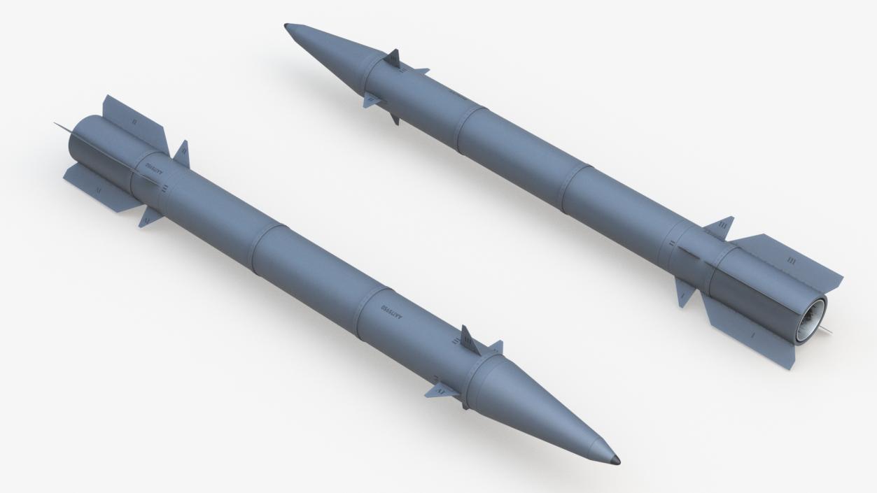 3D Fath-360 Compact Tactical Missile Grey model