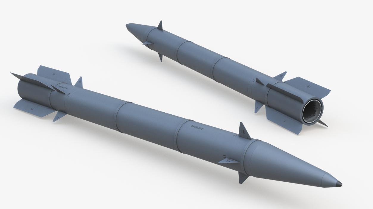 3D Fath-360 Compact Tactical Missile Grey model