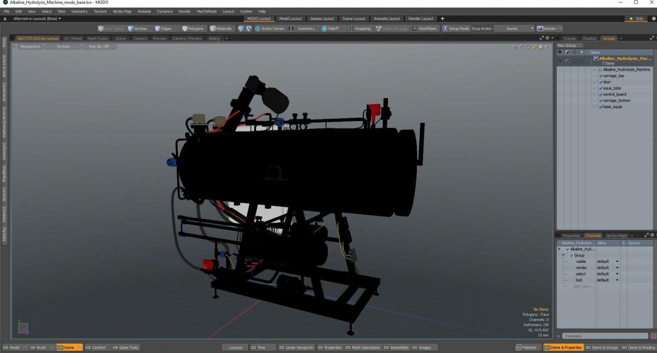 Alkaline Hydrolysis Machine 3D