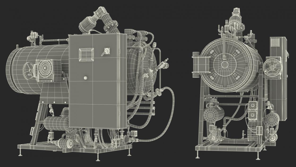 Alkaline Hydrolysis Machine 3D