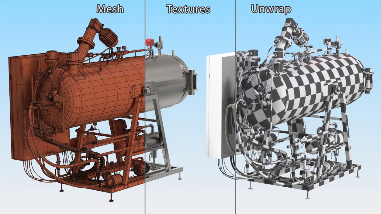 Alkaline Hydrolysis Machine 3D