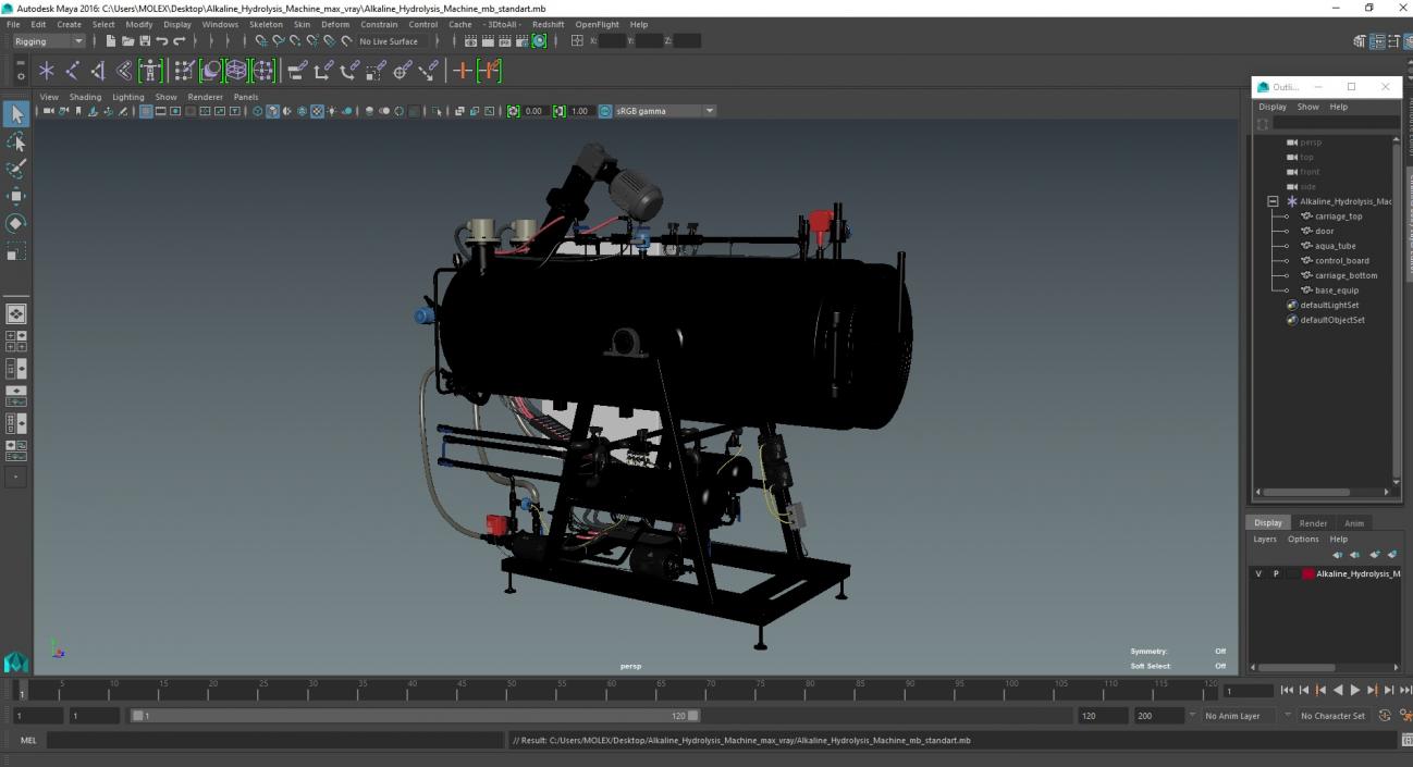 Alkaline Hydrolysis Machine 3D