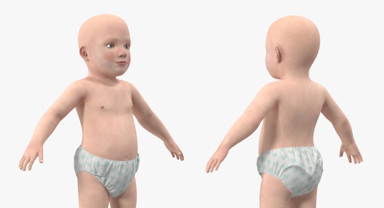 Small Baby Boy 3D model