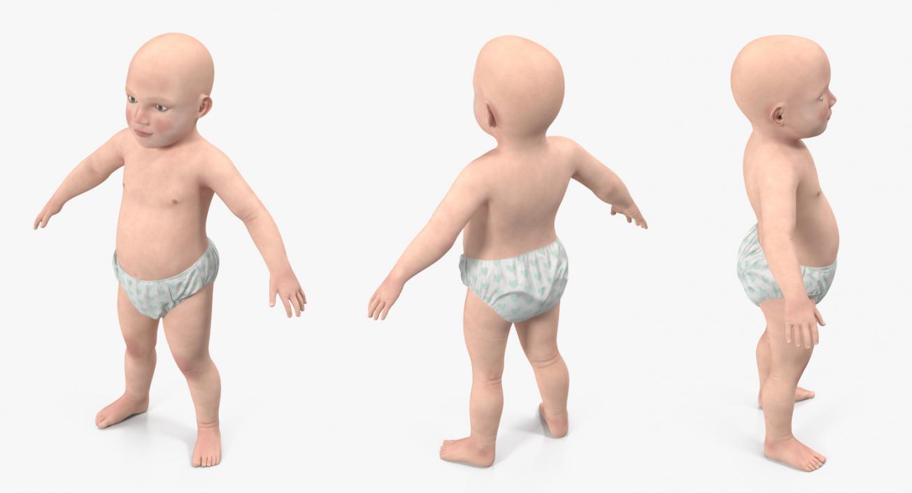 Small Baby Boy 3D model