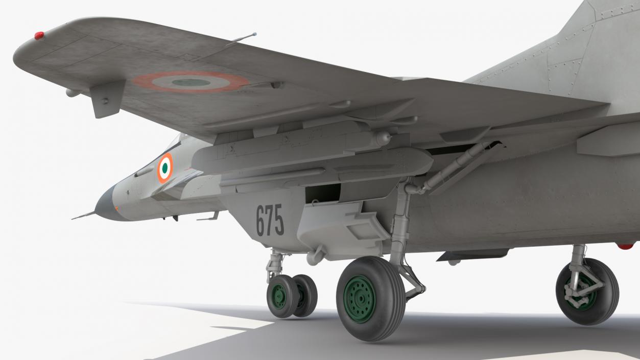 3D MiG 29K Multirole Fighter Aircraft Indian Navy