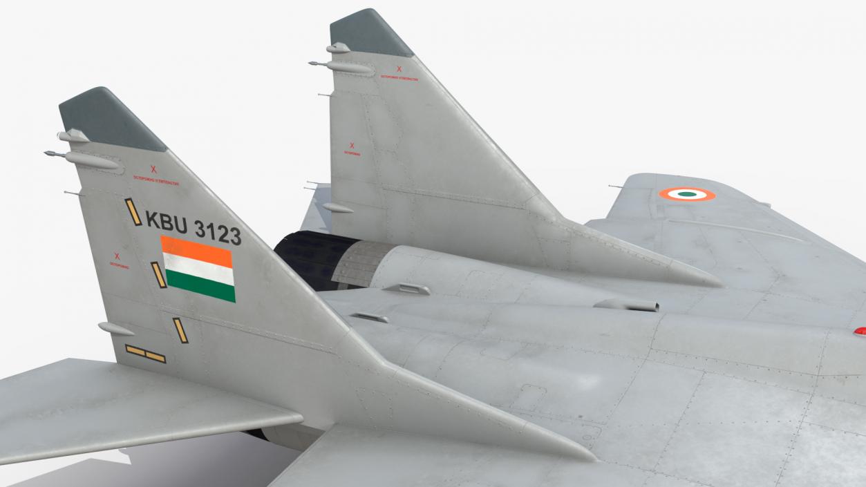 3D MiG 29K Multirole Fighter Aircraft Indian Navy