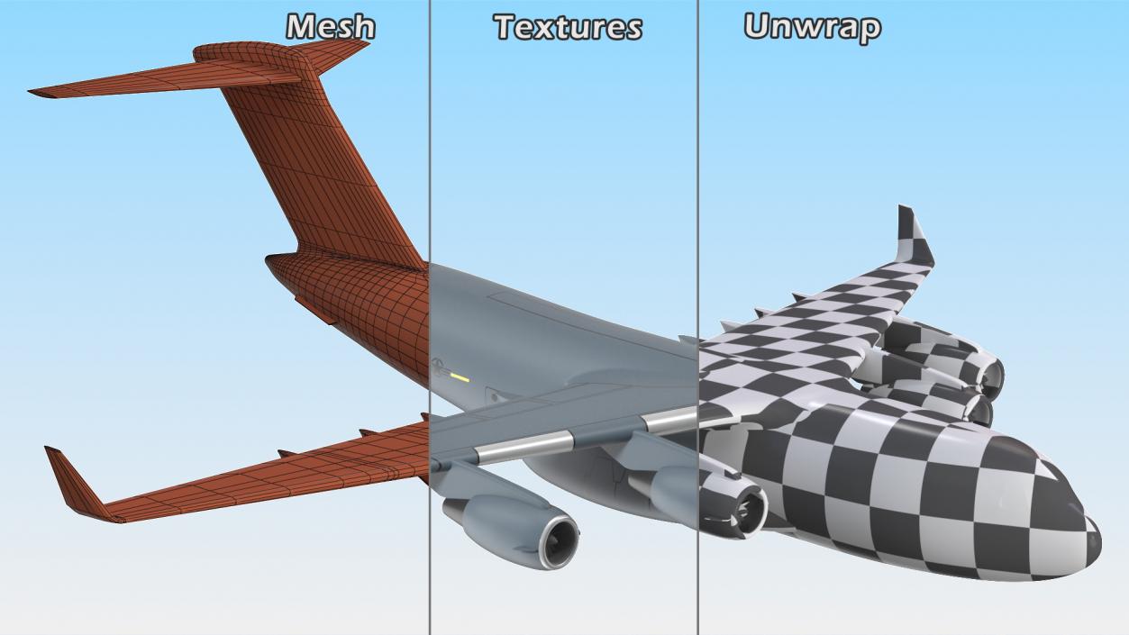 3D Globemaster III Scale