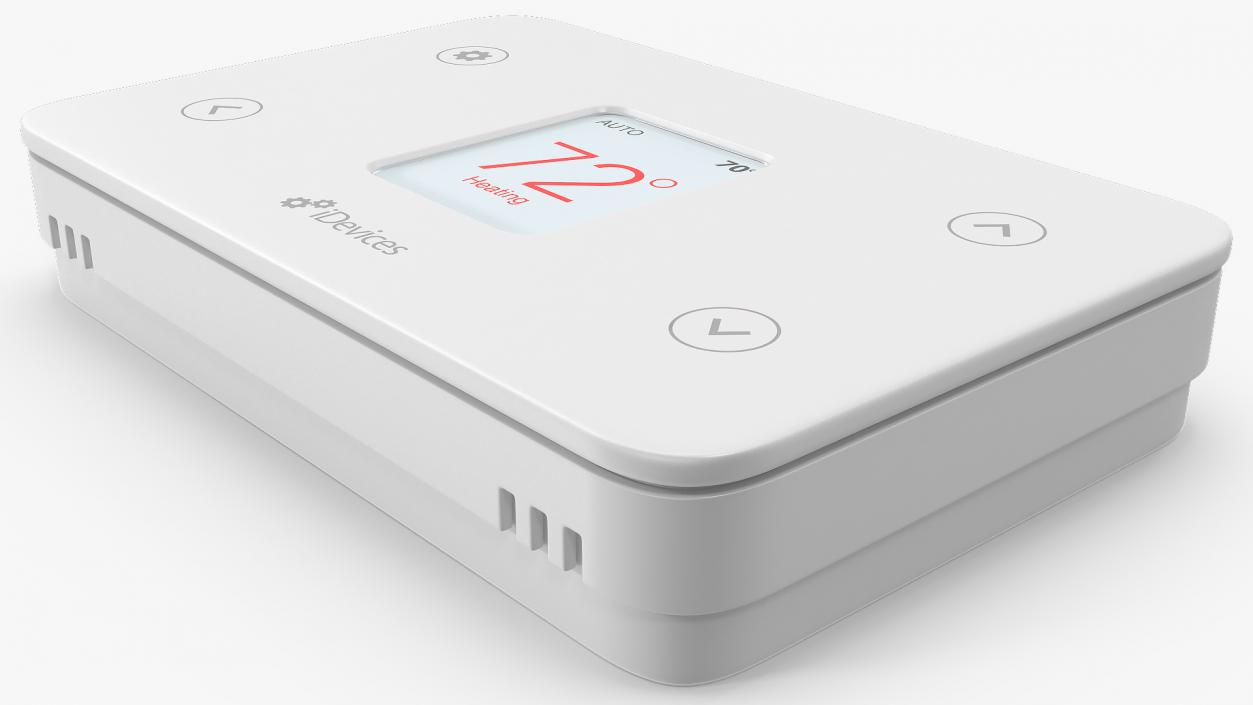 3D Apple HomeKit Idevices Thermostat model