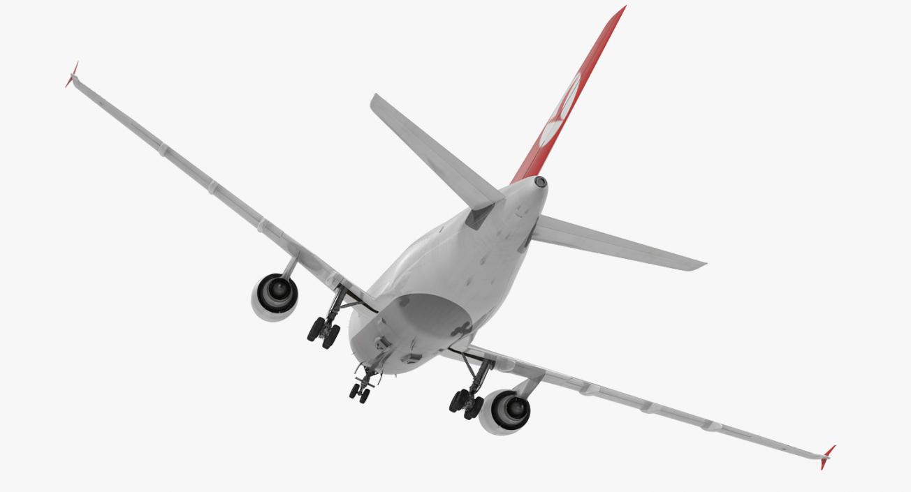 3D model Airbus A310-300F Cargo Aircraft Turkish Cargo