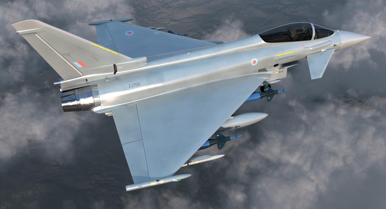 Multirole Fighter Eurofighter Typhoon 3D