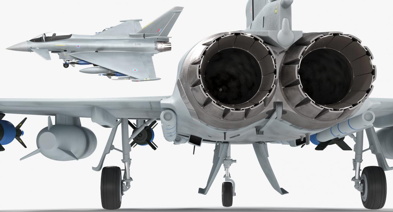 Multirole Fighter Eurofighter Typhoon 3D