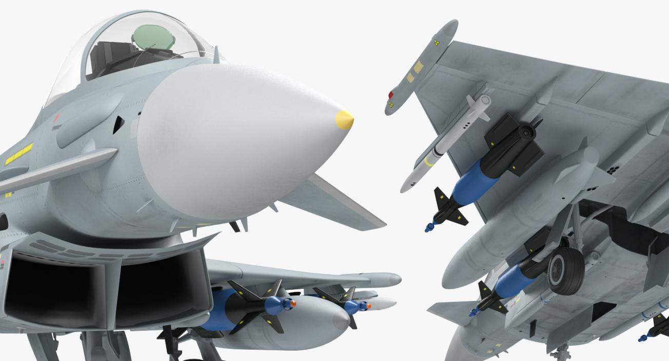 Multirole Fighter Eurofighter Typhoon 3D