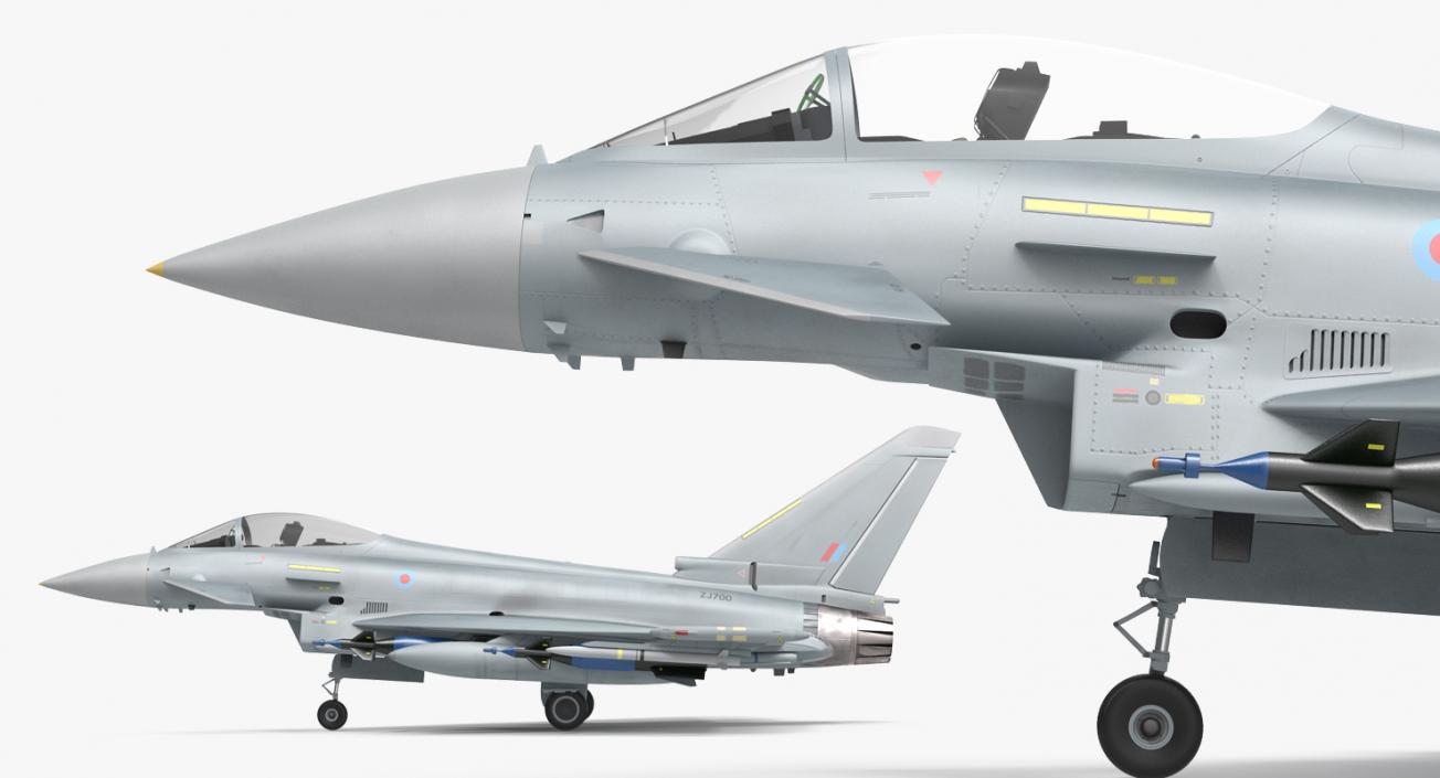 Multirole Fighter Eurofighter Typhoon 3D