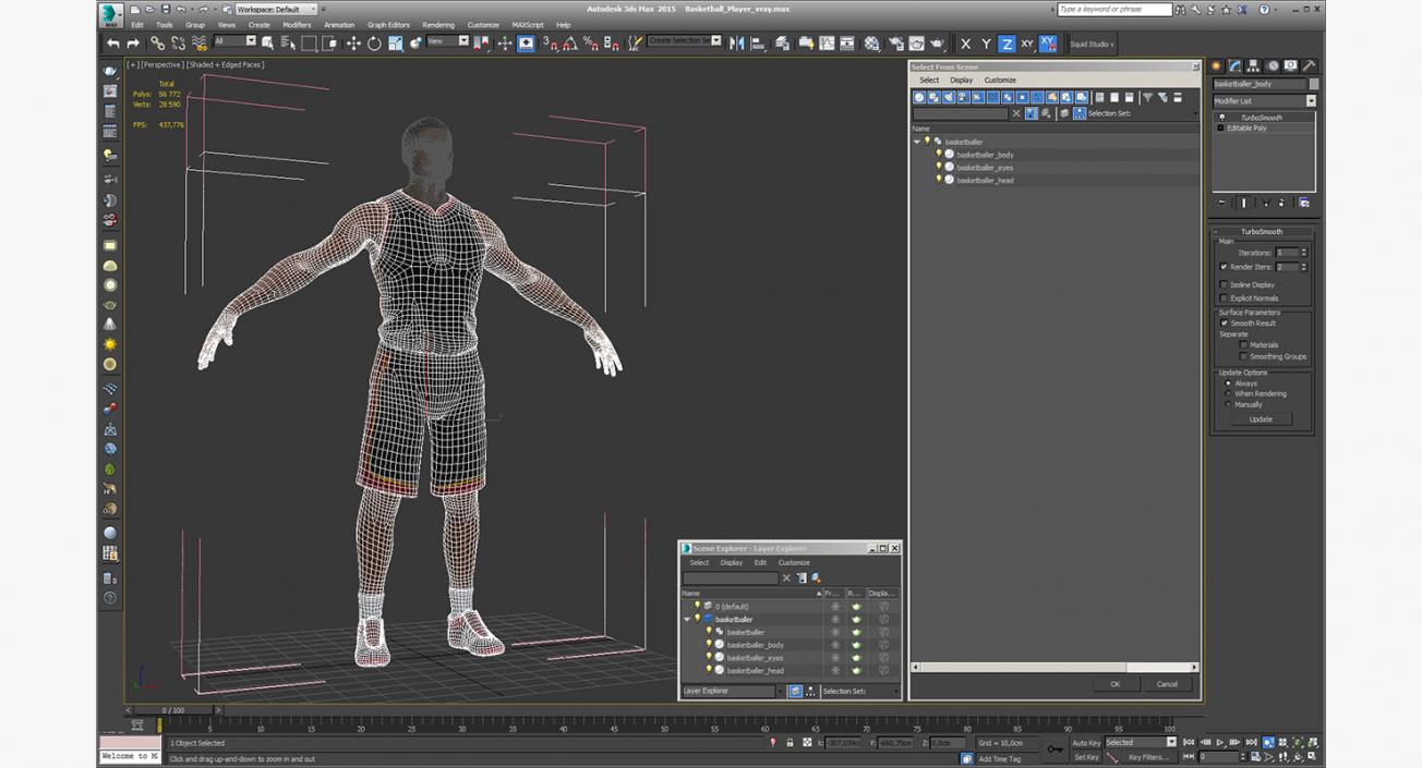 Basketball Player 3D