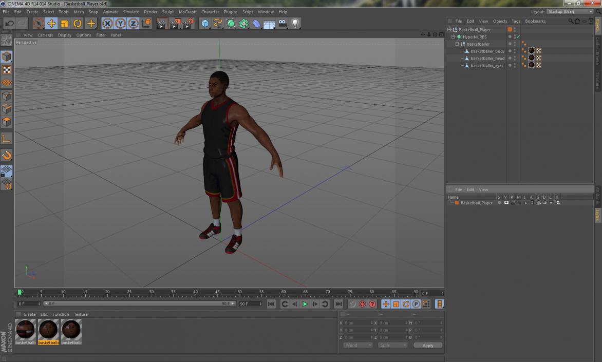 Basketball Player 3D