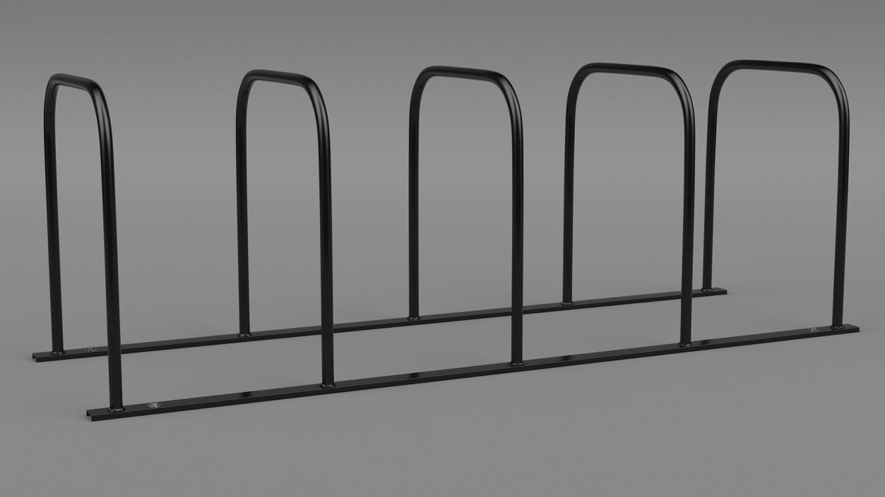 3D Metal Bicycle Rack model