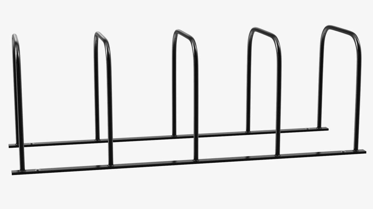 3D Metal Bicycle Rack model