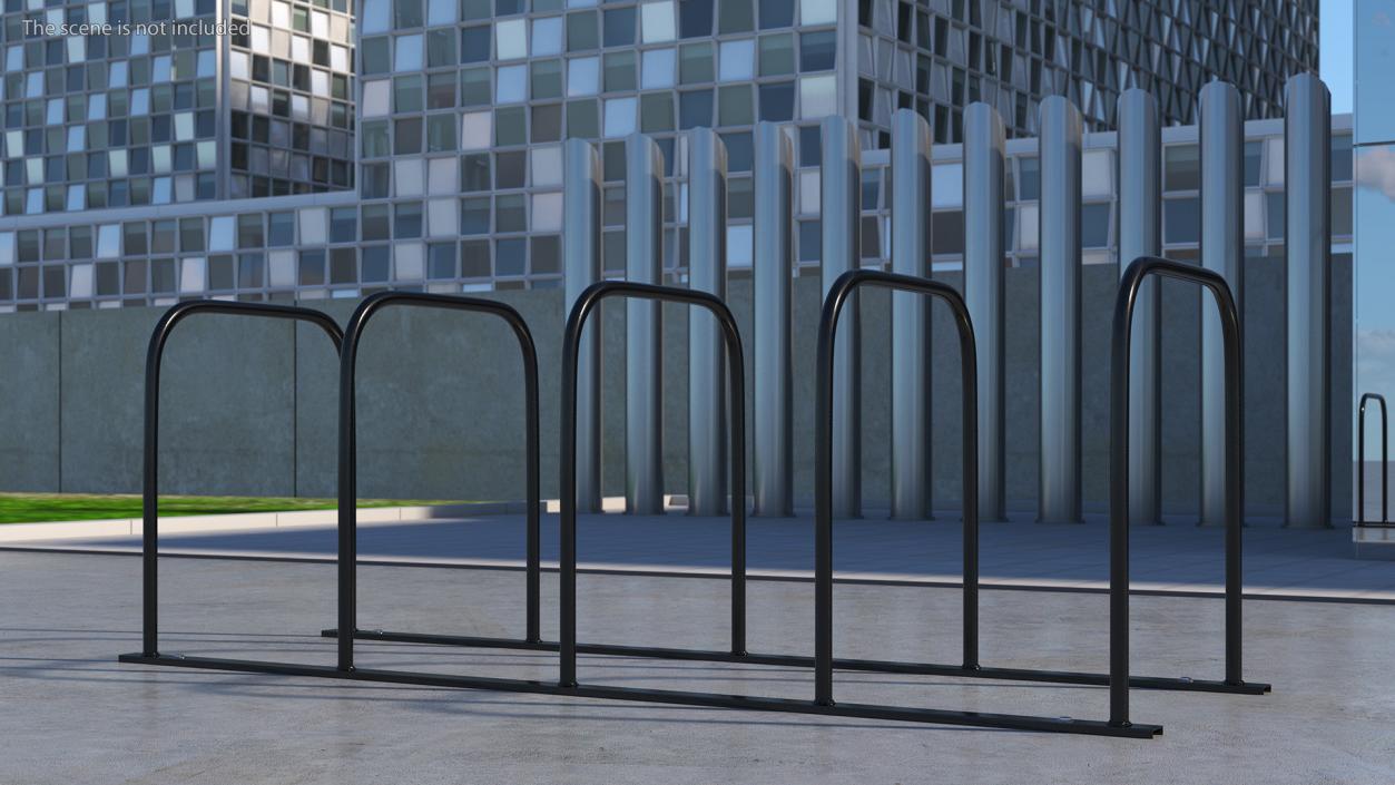 3D Metal Bicycle Rack model