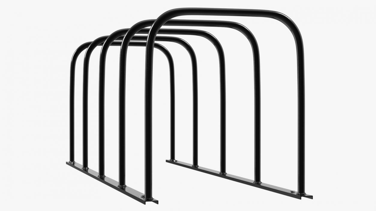 3D Metal Bicycle Rack model