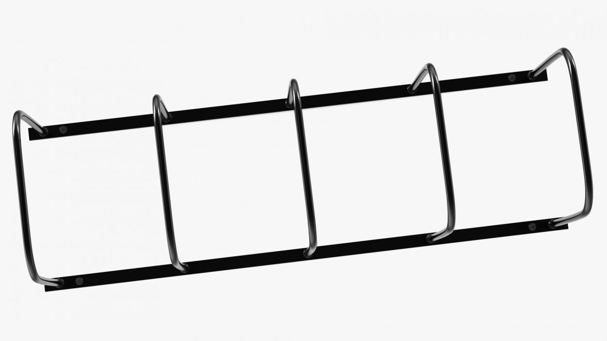 3D Metal Bicycle Rack model