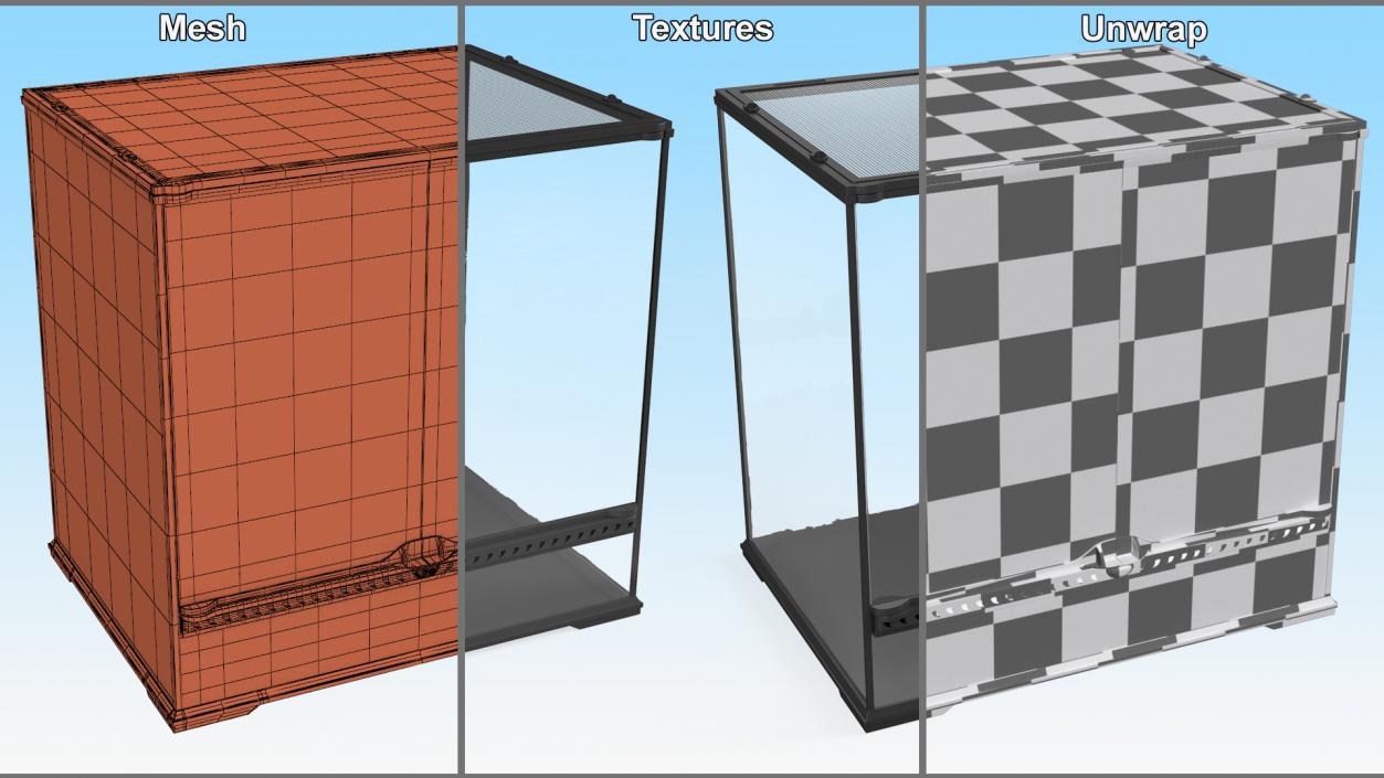 Big Empty Terrarium 3D model