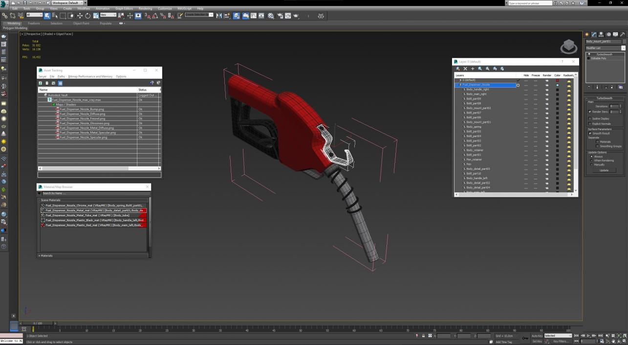 3D Fuel Dispenser Nozzle