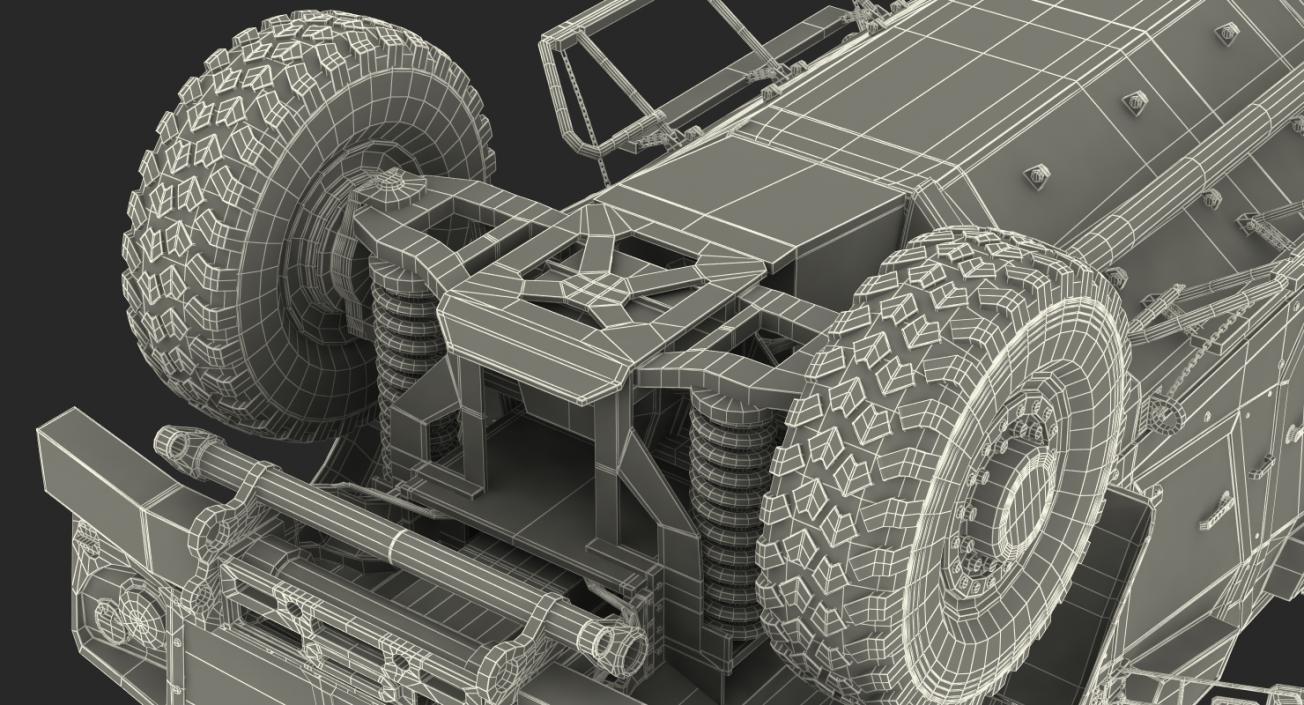 Oshkosh M-ATV Medical Vehicle 3D model