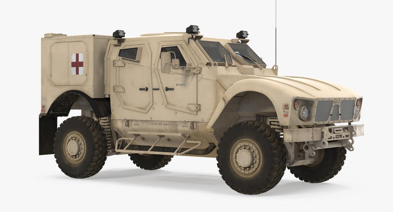 Oshkosh M-ATV Medical Vehicle 3D model