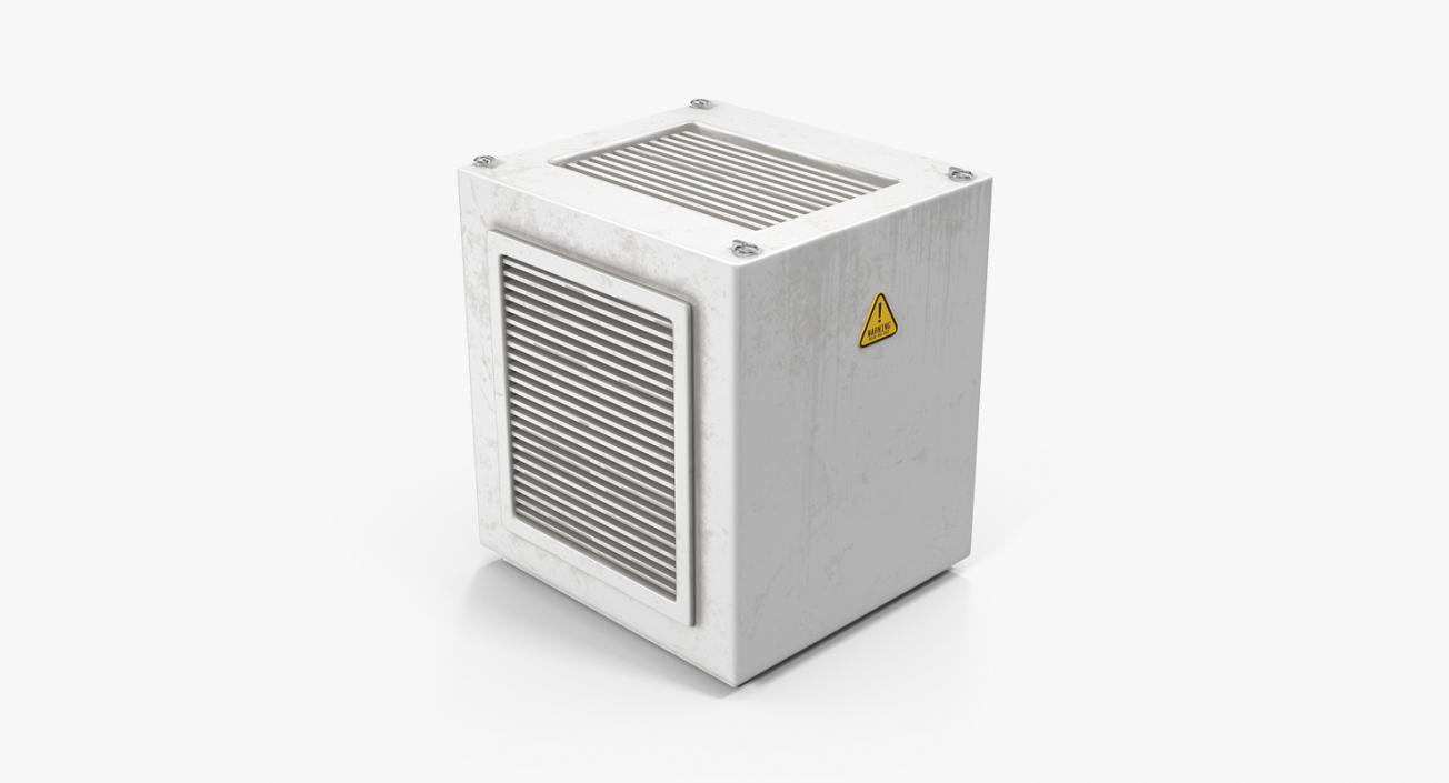 3D Industrial Rooftop AC Unit