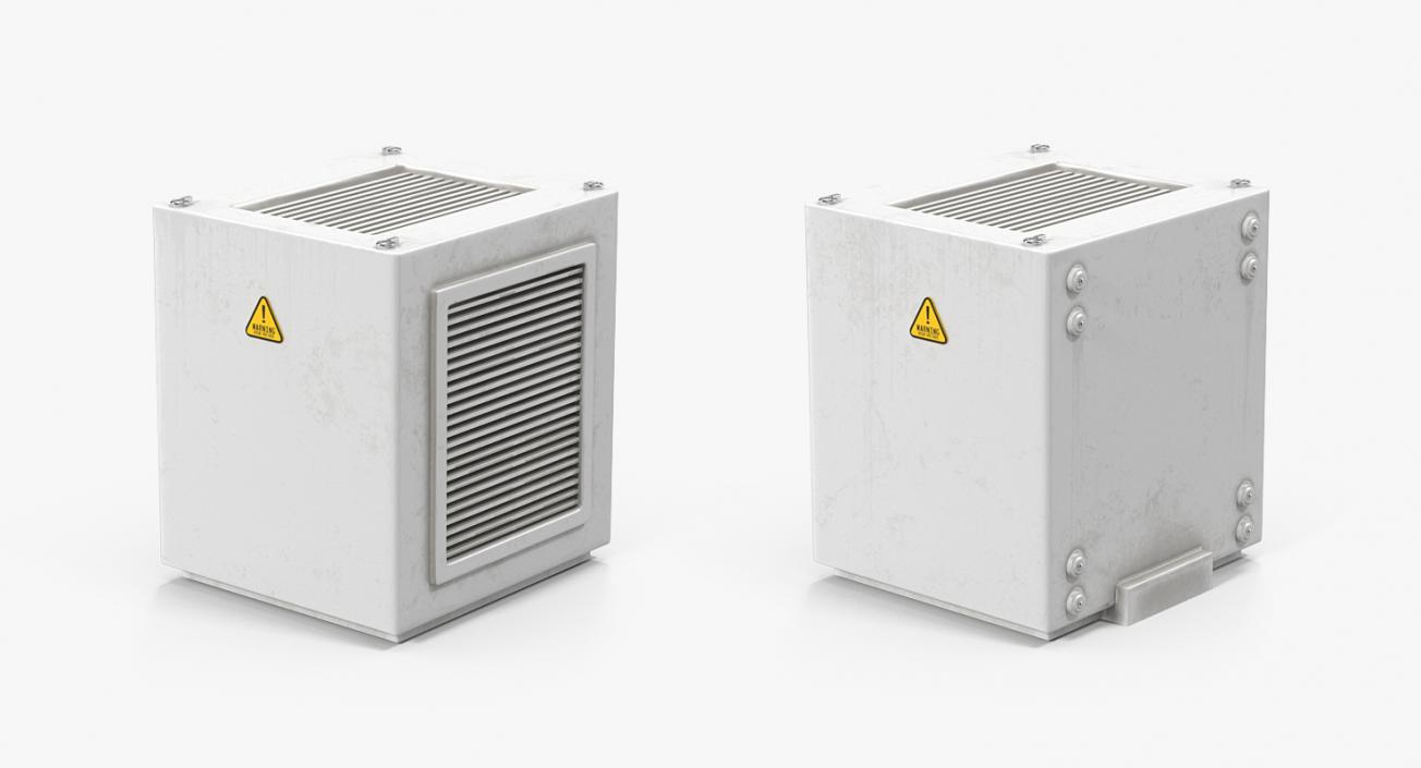 3D Industrial Rooftop AC Unit