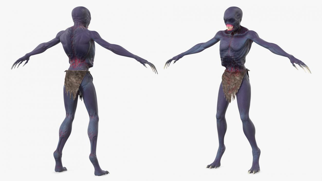 Scary Creature Neutral Pose 3D