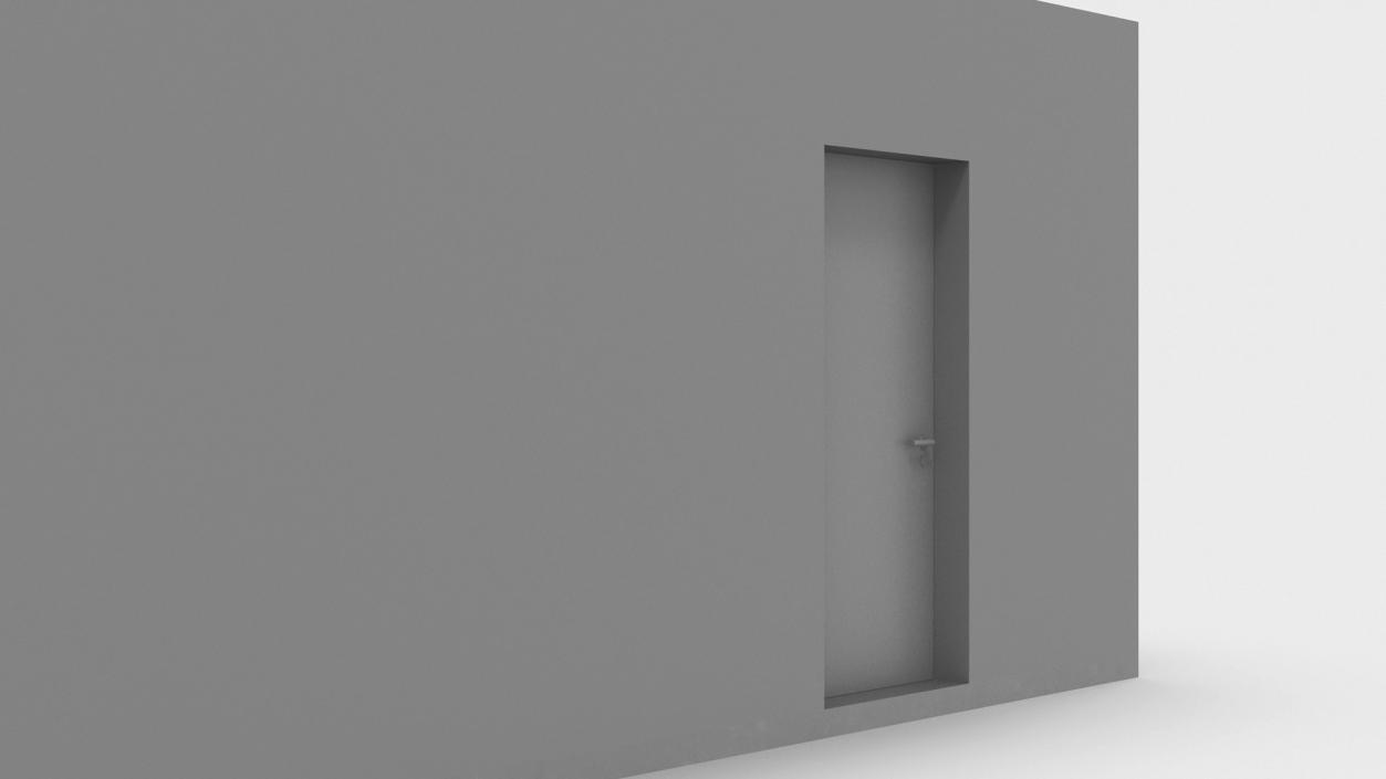 3D model Server Room No Light