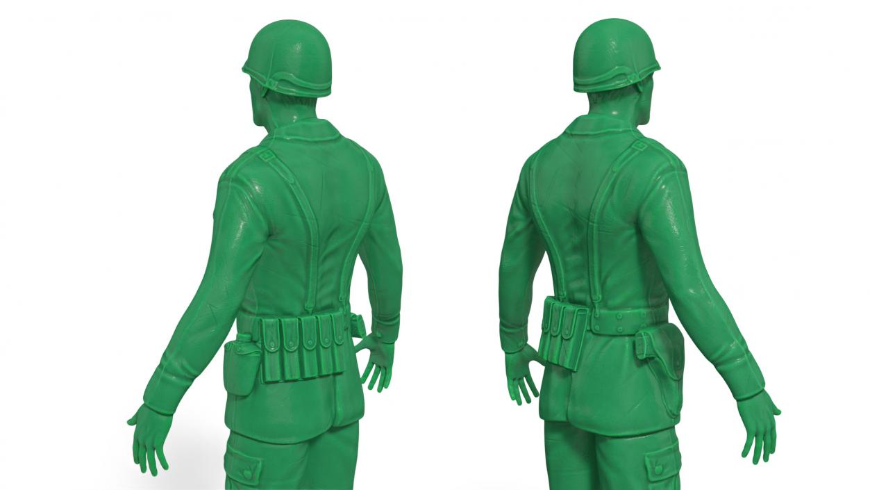 Green Toy Soldier 3D