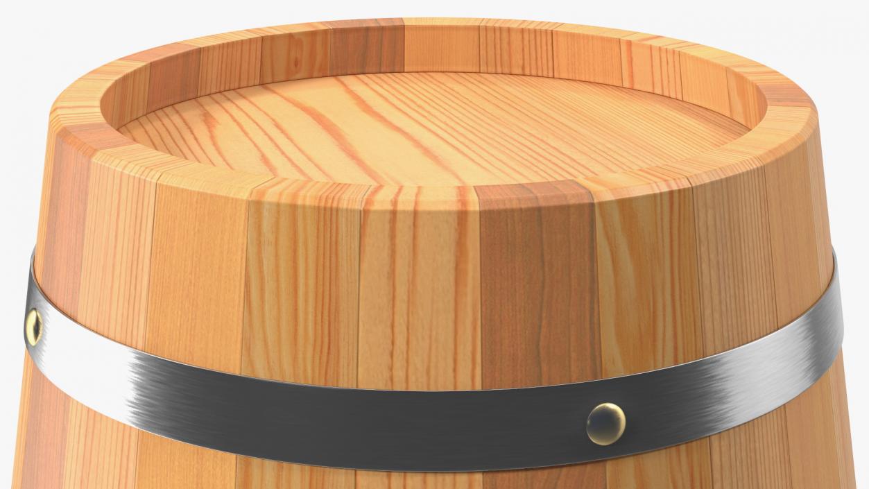 Wooden Sauna Bucket 3D model