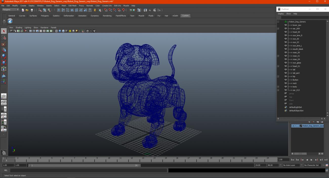 Robot Dog Generic 3D