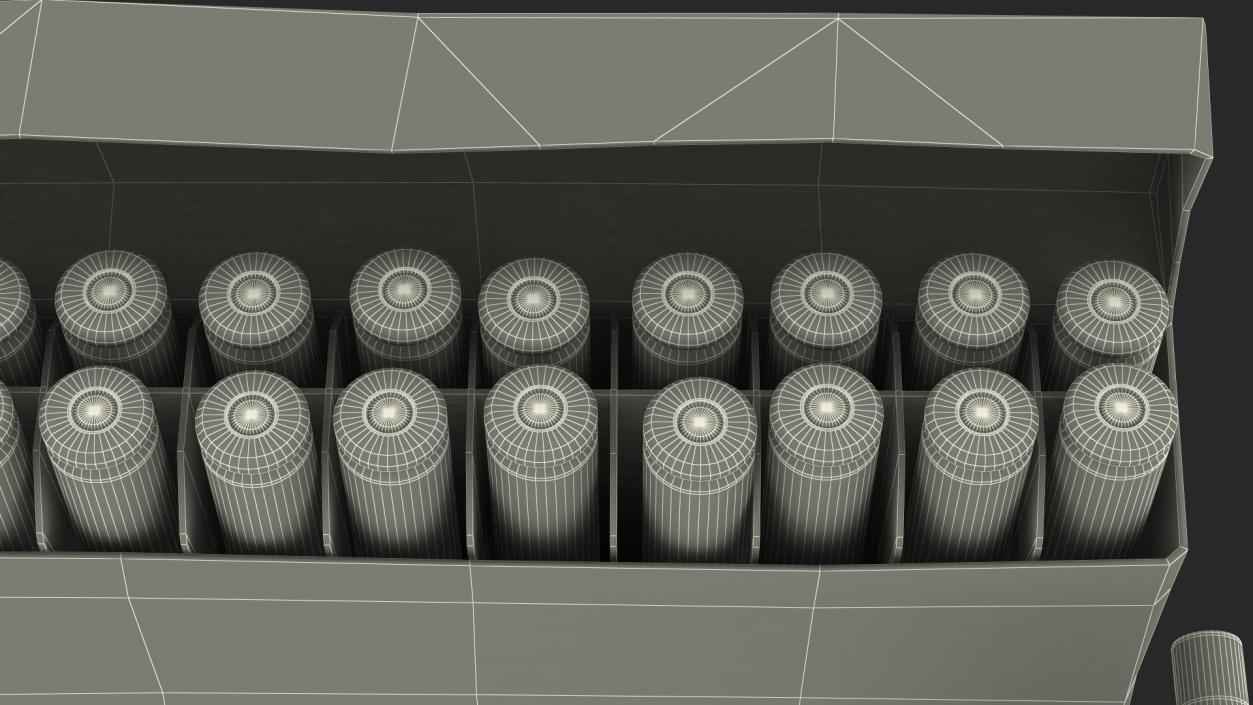 3D Box of 7.62x51mm NATO Rounds model