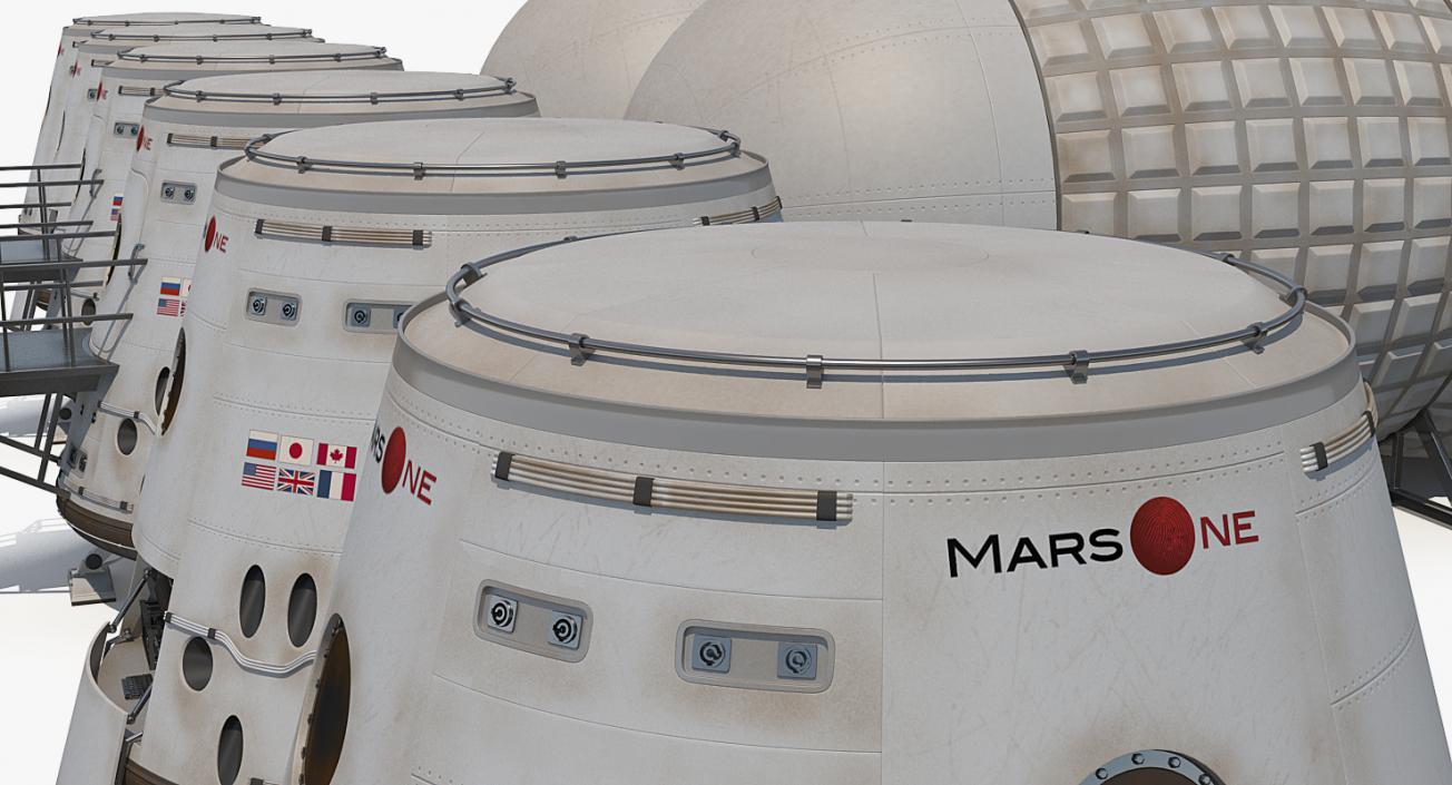 3D model Mars One Colony