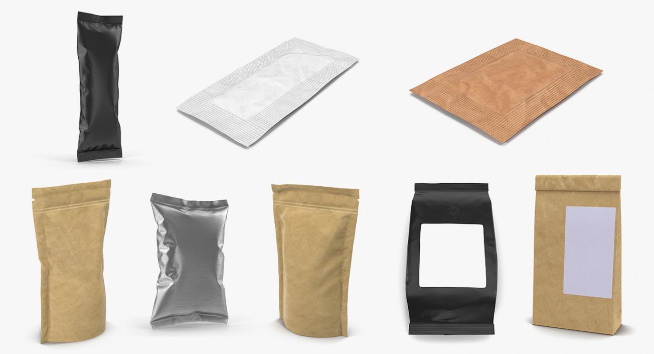 3D Food Packages Collection 2