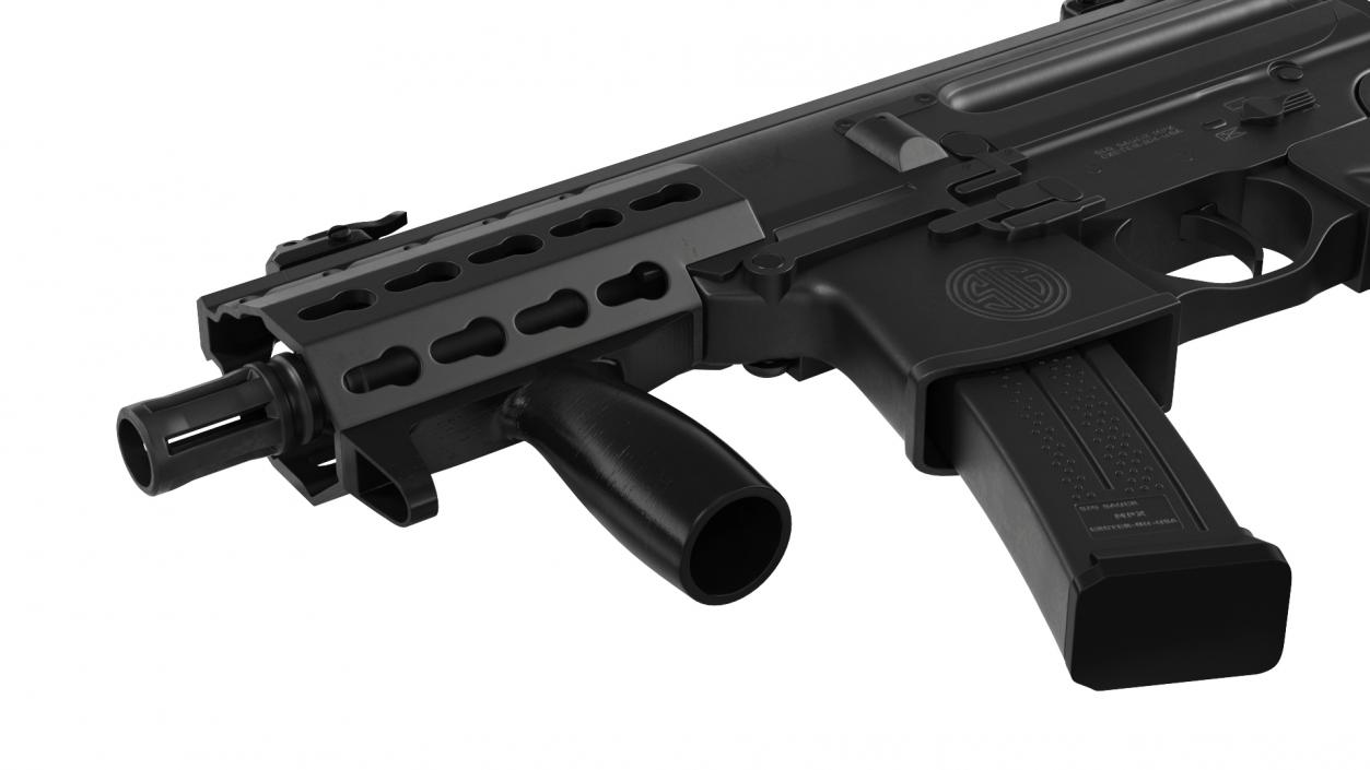 Mini Submachine Gun SMG SIG SAUER MPX 3D