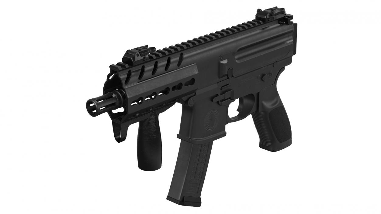 Mini Submachine Gun SMG SIG SAUER MPX 3D